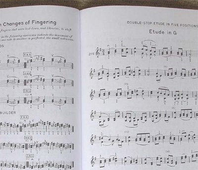 画像2: バイオリン教本◆Whistler ウイスラー 初歩から学ぶ重音（コード）◆ダブルストップの練習に
