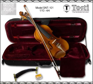 付属品ケース肩当て弓バイオリン1/8 Tosti Violins - 弦楽器