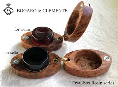 画像1: 松脂◆Bogaro & Clemente ボガーロ&クレメンテ◆チェロ用 オーバル型 Paganini パガニーニ