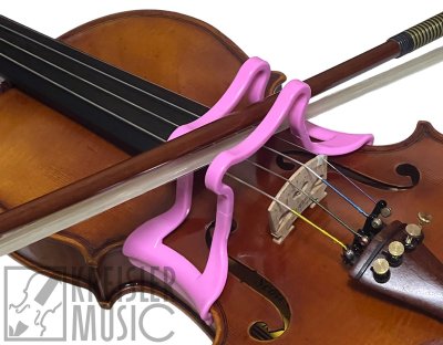 画像1: バイオリン ボウイング 練習器具◆弓(ボーイング)練習・矯正に！◆1/8-1/2サイズ用 ピンク・ブルー 2カラーあり♪