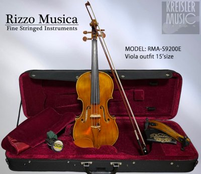 画像1: Rizzo Musica 9200E 高級ビオラセット◆欧州材 15インチ