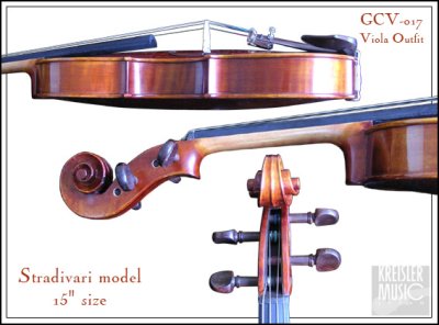 画像2: GCV-017　ビオラセット　ストラディバリモデル◆15インチ