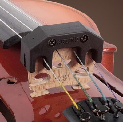 画像2: バイオリン/ビオラ ミュート◆Artino アルティノ◆金属withゴムカバーで安全&しっかり消音!