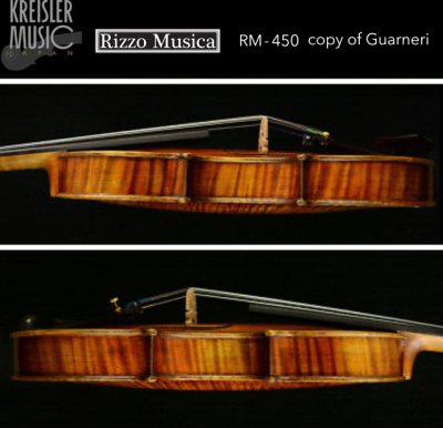 画像2: Rizzo Musica◆450 バイオリン Guarneriモデル 欧州材 IV