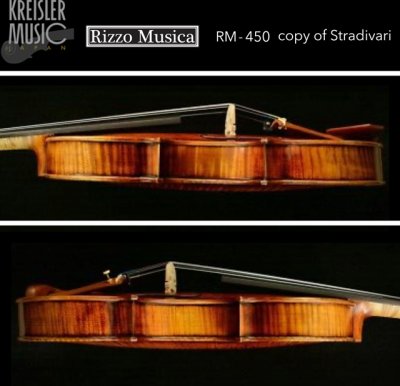 画像2: Rizzo Musica◆450 バイオリン Stradivariモデル 欧州材 一枚板 III