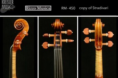 画像3: Rizzo Musica◆450 バイオリン Stradivariモデル 欧州材 一枚板 III