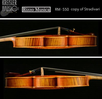 画像2: Rizzo Musica◆550 バイオリン ストラディバリモデル 欧州材 7/8サイズ I