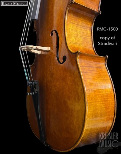画像2: 優秀個体! Rizzo Musica◆1500 チェロ Stradivariモデル 欧州材◆超軽量カーボンケース付き！ II