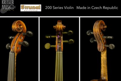 画像3: 優秀個体! Strunal 200 上級バイオリン◆チェコ製 ストラディバリモデル