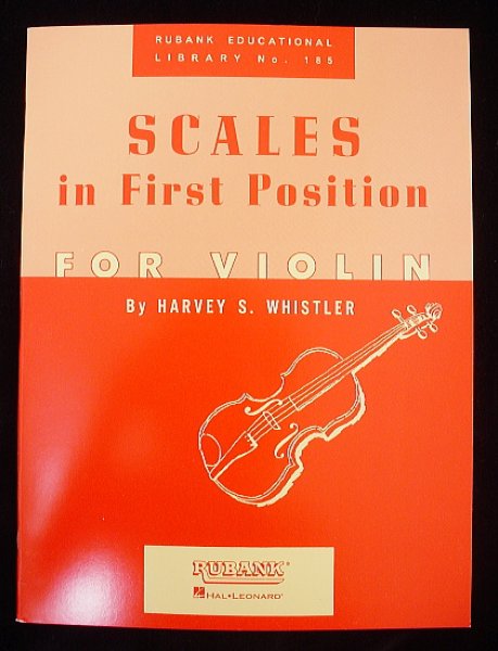 画像1: バイオリン音階教本◆Whistler ウイスラー Scale in first position◆初級用 (1)