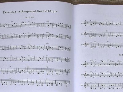 画像1: バイオリン教本◆Whistler ウイスラー 初歩から学ぶ重音（コード）◆ダブルストップの練習に