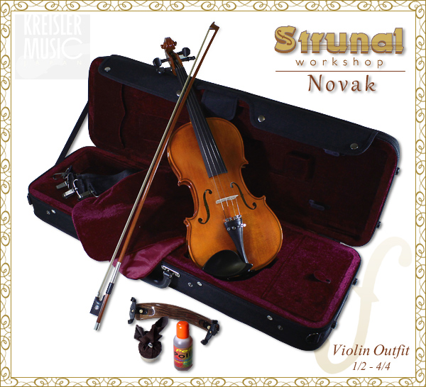 Strunal ◇高級バイオリンセット Novak （ペルナンブーコ弓付き