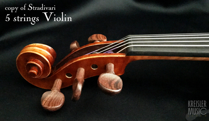 GCV-500A ５弦バイオリン◇C弦プラスで音域拡張！◇ストラディバリ 