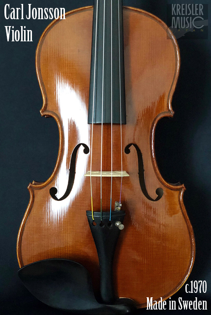 スウェーデン製オールド◆バイオリン c.1970-80 Carl Jonsson 7/8サイズ 超一押し個体！