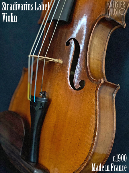 フランス製オールド◇バイオリン Paris c.1900 Stradivarius Label