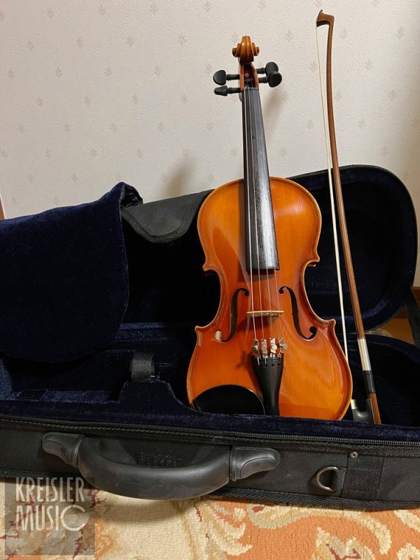 最高 【弓☆ケース付属】SUZUKI VIOLIN No.200 size 4/4 弦楽器 