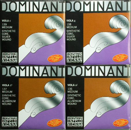 ビオラ弦 ◇ドミナント Dominant◇Thomastik社製 ４弦セット 