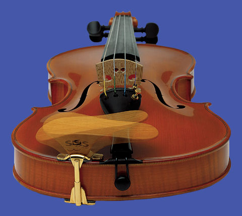 バイオリン 顎当てシタンローズ スドラド型 楽器/器材 弦楽器 楽器